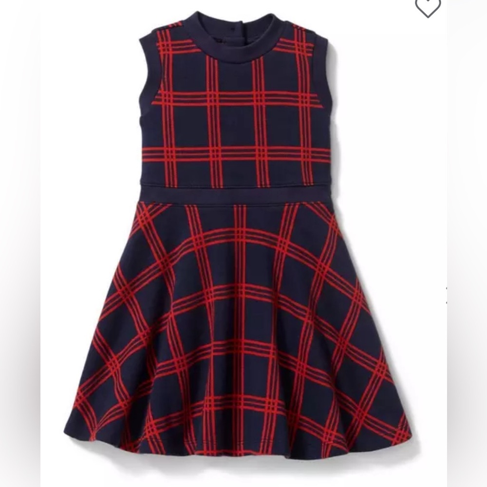 - Janie & Jack JACQUARD WINDOWPANE DRESS Sz 8